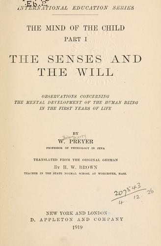 The Mind of the Child cover book