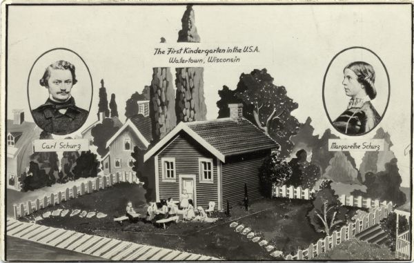 The first kindergarten in Wisconsin photo